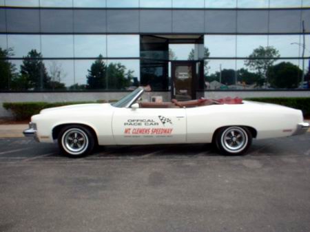 Mt. Clemens Race Track - 1973 Pontiac Grandville Restored Pace Car From Barbara Gullet